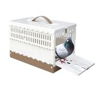 Small Bird Cage | Foldable Double-Lock Cage,Bird Parrot Carrier Nest - for Outdoor Yard Travel Transport Training Domestication Competition