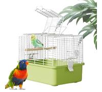 Small Bird Cage Portable Basket Carrier with Handle
