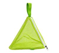Small Bird Carrier Bag Portable Triangle Mesh Breathable Outdoor | PVC Pet Transport Bag with Zipper Hook for Parakeet Budgie Conure Lightweight Travel Outing