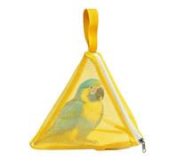 Small Bird Carrier with LoopZipper Loop Triangle Mesh Pouch