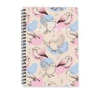 Small Birds 2026 Planner A5 To Do List Notebook 2026 Agenda Diary for Men Journal Planner Combo for University Student Week To View Monthly Year Diary with Dotted Line Note Page Slim