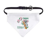 Small 'Birthday Koala' Dog/Cat/Pet Bandana (PD00064579)