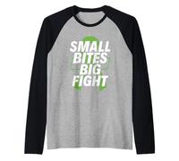 Small Bites Big Fight - Gastroparesis Awareness Raglan Baseball Tee