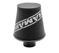 Small Black Aluminium Induction Filter Universal - 60mm OD