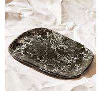 Small Black Marble Effect Serving Platter | Hygge