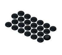 Small Black Planning Office Magnets For Fridge, Whiteboard, Noticeboard, Filing Cabinet - Pack Of 24