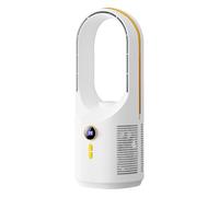 Small Bladeless Fan - Bladeless Fans For Bedroom | Night Light 1800mAh Air Circulation For Camping Living Room Travel Car Bedroom