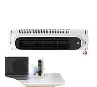Small Bladeless Fan - Desktop Tower Fan Bladeless Small | Battery Operated Portable Air Circulator 3 Speeds Desk Accessories for Indoor Outdoor Camping Picnic Bedroom Living Room