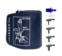 Small Blood Pressure Cuff, 17 to 22cm Replacement Arm Cuff with 6 Connector | Soft Kids and Women Size Cuff, Compatible with Omron Blood Pressure Monitors, Blue