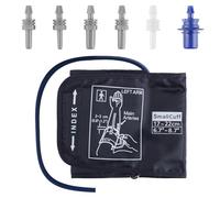 Small Blood Pressure Cuff for Omron 17-22cm, Blood BP Monitor Cuff | Replacement BP Cuff Adjustable Women Men Small Arms with 6 Connectors Compatible with BP Monitors (Small)