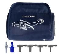 Small Blood Pressure Cuff for Omron BP Monitors, 22-32cm Replacement Blood Pressure Arm Cuff, Adjustable BP Cuff with 6 Connectors for Kids Women Seniors Home Clinical Use