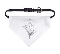 Small 'Blooming Orchid' Dog/Cat/Pet Bandana (PD00065977)