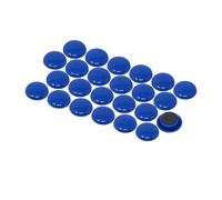 Small Blue Planning Office Magnets for Fridge, Whiteboard, Noticeboard, Filing Cabinet - Pack of 24