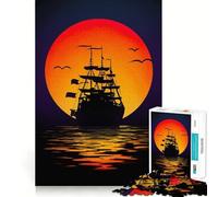 Small Boat No Its Ship Jigsaw Puzzle for Teenagers 1000 Pieces Brain Skill Home Activity Exact Edge Festive Gift 38x52cm