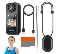 Small Body Camera Clip On - Small Body Camera 360 Rotation | Mini Easy To Use For Lecture, Traveling, Pet Walking | Cam With 360°Rotate Clip & Magnetic | Thumb | Cameras