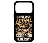 Small Body Lethal Tail Scorpion Energy Funny Scorpion Saying Case for iPhone 17 Pro