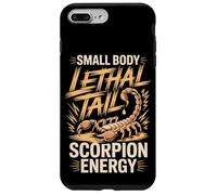 Small Body Lethal Tail Scorpion Energy Funny Scorpion Saying Case for iPhone 7 Plus/8 Plus