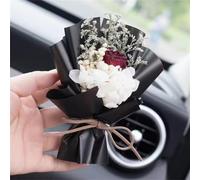 Small Bouquet Car Air Freshener Vent Clips, Mini Dried Flowers Bouquet for Car Air Vent Clips, Car Air Freshener Dried Bouquet Car Air Outlet Auto Interior Accessories