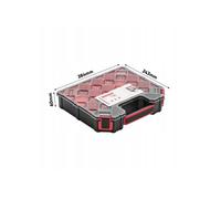 (Small - boxes) Tager DIY Storage Organiser Compartment Parts Cabinet Screws Carry Case Tool Box