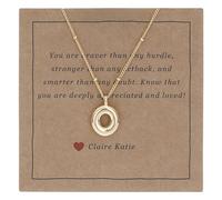 Small Bubble Letter Necklace Dainty Balloon Initial Necklaces Gold Tiny Women Charm Pendant Necklaces Name Necklace Personalized, Brass, No Gemstone