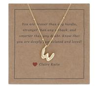 Small Bubble Letter Necklace Dainty Balloon Initial Necklaces Gold Tiny Women Charm Pendant Necklaces Name Necklace Personalized, Brass, No Gemstone