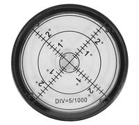 Small Bubble Level Tool for Measuring, 360 Degree Rotation | Glass Surface, Acrylic Shell, Scale and Anti Slip Grip, for Carpenters, DIY Homeowners
