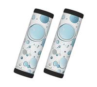 Small Bubble Print Cute 2-Pack Luggage Handle Wrap, Luggage Straps for Suitcases Bags and More