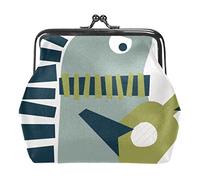 Small Buckle Coin Purse Funny Animal Hedgehog Play Guitar Pouch Kiss-Lock Clasp Change Purse Wallets