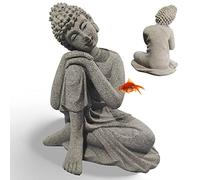 Small Buddha Statue Mini Buddha Statues Decor for Underwater Accessories Garden Figurine Home Aquarium Decoration