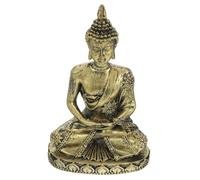 Small Buddha Statue Resin Zen Home Decor Sculpture for Temple Display