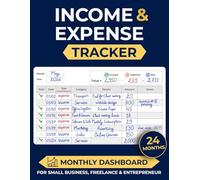Small Business Income & Expense Tracker: 24-Month Cash Flow Tracker & Financial Planner with Monthly Dashboard and Profit Tracking