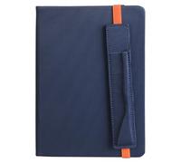 Small Business Notebook with Elastic Band Pen Holder Leather Journal Notepad Ribbon Book for Daily Planning Student Notebook