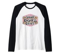 Small Business Owner Babe,Busy Girl, Boss Mama, Gift for Her Raglan Baseball Tee