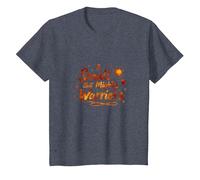 Small But Mighty Warriors Inspirational Cancer Support T-Shirt, Kids, Heather Blue, 12 Years