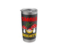 Small But Mighty Whimsical Santa Elf Stainless Steel Insulated Tumbler