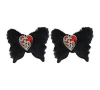 Small Butterfly Clip Fairies Hairpin Handmade Barrettes Sweet Furry Hair Clip With Butterfly Detail For Girls