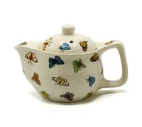 Small Butterfly Herbal Teapot - Ceramic, Personal Tea Brewer