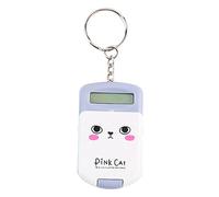 Small Calculator - 2 -in-1 Small Key Ring Portable and Electronic Calculator - Digits Key Chain Calculator for Home and School Use, Unique Students Close