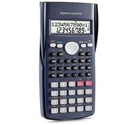 Small Calculator, 2-Line Desk Advance Scientific Engineering Calculators(Black)