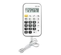 Small Calculator, Mini Calculator Pocket Calculator Battery Powered Calculator School Calculator Basic Calculator with Rope for Students (Black)