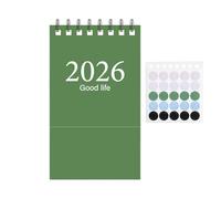 Small Calendar For Desk - Jan. 2026 to Jul. 2027 Planner | Monthly Desktop Calendar,for Home Workplace Dorm Library Counter Meeting Room