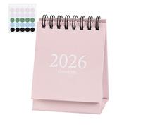 Small Calendar For Desk - Standing Desktop Calendar, Jan. 2026 To Jul. 2027 School Planner For Workplace Study Workstation Dorm Library Meeting Room