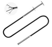 Small Caliber Flexible Grabber Tools 24'' Four-Claw Pickup Tool Pick Up Items in Narrow Space Flexible Waste Picking Tool for Engine Bay/Home Sink/Earring (Not Magnetic)