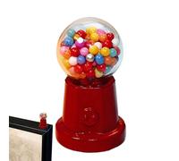 Small Candy Machine Toy - Mini Candy Dispenser Model, Doll House Decoration | Cute Desktop Vending Style Display Piece, Creative Miniature Treat Holder for Kids Room Shelf Table Decor Play Collection