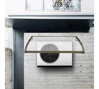 Small Canopy ning for Door Entrance Waterproof Rain Shelter UV Rain ow Protect ning for Door Entrance Polycarte Porch Cover for Front Door Porch Patio Roof (Color : C Size : 24" x21