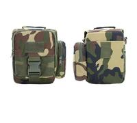 Small Canvas Messenger Bag Classic Vintage Shoulder Bag Water Proof Tactical Bag Crossbody Casual Pack for Unisex(Jungle cp)