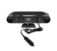 Small Car Heater - 12V/24V 360 Degree Rotatable Defrost Defogger | Electric Fan Rechargeable for Truck SUV Auto Sedans Windscreen Dashboard Indoor Room Winter Road Trip Camping