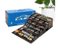 Small Car | Pull Back Diecast Educational Games | 48 Pieces Friction Powered Car | For Children Travel Preschool Bedroom Classroom Living Room Birthday Christmas Children's Day