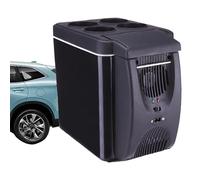Small Car Refrigerator - 6L Large Capacity Silent Multipurpose Small Freezer, Space-Saving Shockproof Cooler | Outdoor Picnics Refrigerator for SUVs Cars