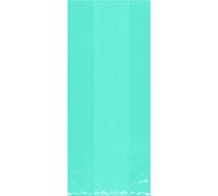 Small Caribbean Blue Cellophane Party Bags- 25 Pack